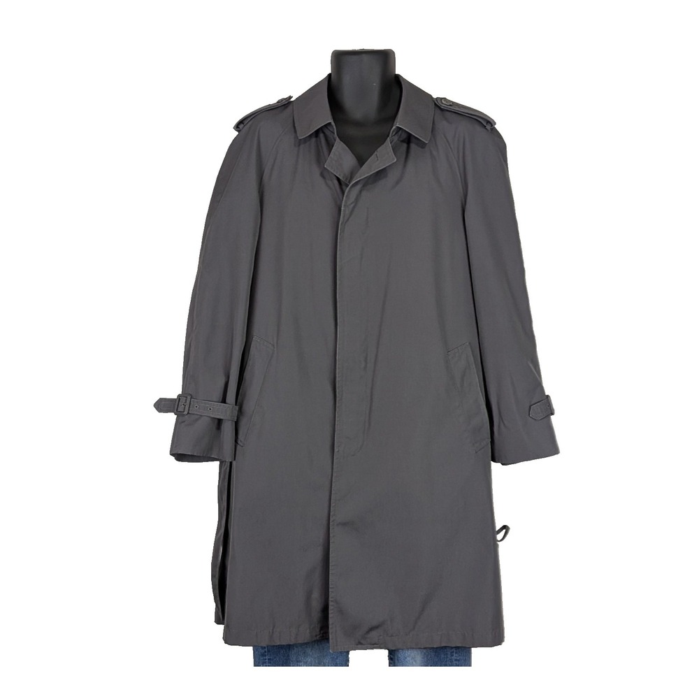 Vintage Raintamer Men's Size  40 Short Lined Trench/ Rain Coat Sears Best